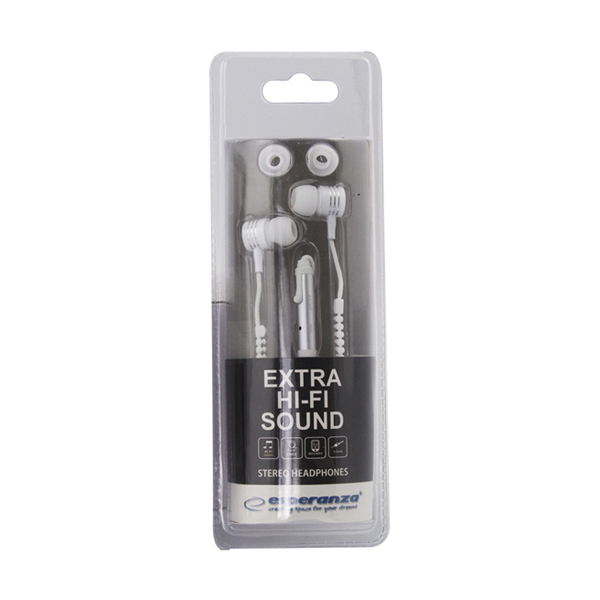Cipzáras fülhallgató mikrofonnal - Esperanza Zipper EH161W - Fehér2 https://velizo.fr/termekkategoria/szepsegapolas-egeszseg/