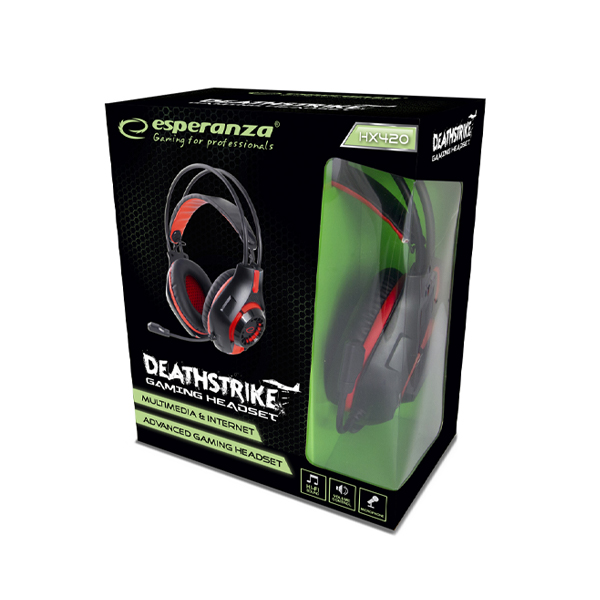 Gaming fejhallgató mikrofonnal - Esperanza Deathstrike EGH420R - Piros4 https://velizo.fr/termekkategoria/szepsegapolas-egeszseg/