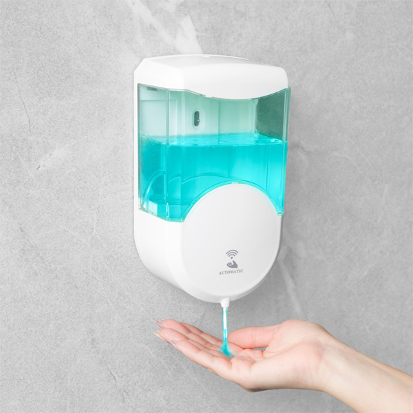 Szenzoros fali szappanadagoló - 600 ml - Fehér2 https://velizo.fr/termekkategoria/szepsegapolas-egeszseg/