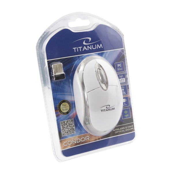 Vezeték nélküli egér - Titanum Condor TM120W - Fehér2 https://velizo.fr/termekkategoria/szepsegapolas-egeszseg/