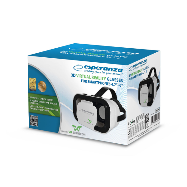 VR szemüveg okostelefonokhoz (4,7-6) - Esperanza EMV4005 https://velizo.fr/termekkategoria/szepsegapolas-egeszseg/