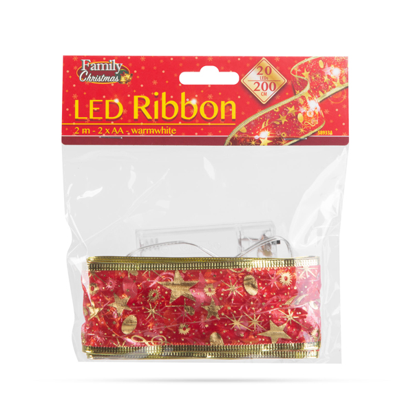 Karácsonyi LED-es szalag - piros - 2 m x 5 cm - 2 x AA https://velizo.fr/termekkategoria/szepsegapolas-egeszseg/