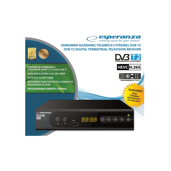 Digitális TV adóvevő - Esperanza DVB-T2 EV106P4 https://velizo.fr/termekkategoria/szepsegapolas-egeszseg/