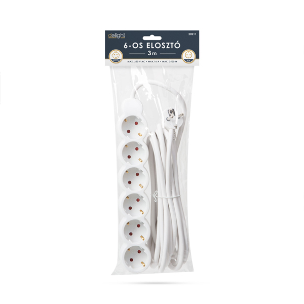 Elosztó 6-os 3x1.5mm - 3.0m https://velizo.fr/termekkategoria/szepsegapolas-egeszseg/
