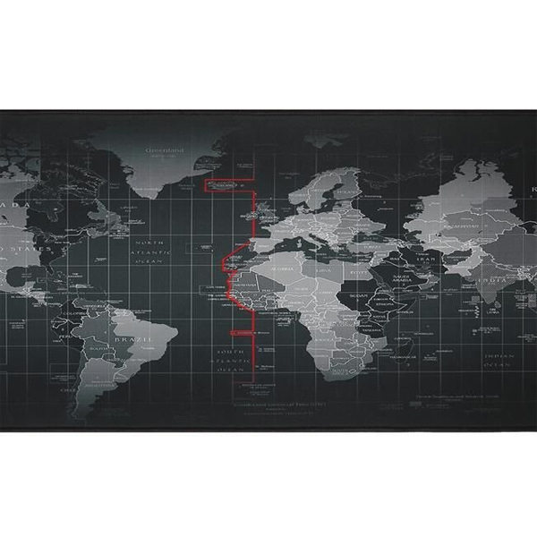 Izoxis XXL Egérpad - 88x30 cm - Szürke világtérkép4 https://velizo.fr/termekkategoria/szepsegapolas-egeszseg/