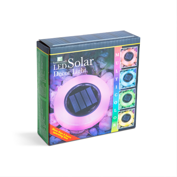 LED-es leszúrható szolár lámpa - kör alakú - RGB színes LED - 105 x 128 mm https://velizo.fr/termekkategoria/szepsegapolas-egeszseg/