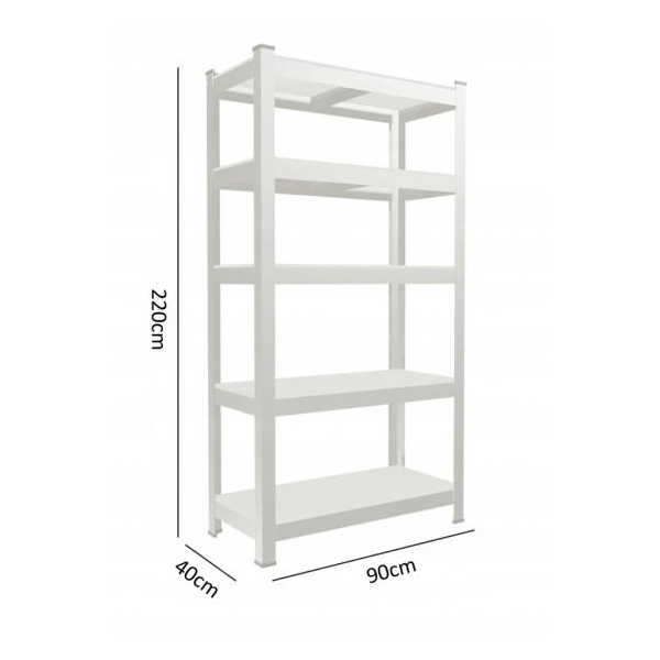 Nagy teherbírású polc - 5 polc - 220 x 90 x 40 cm3 https://velizo.fr/termekkategoria/szepsegapolas-egeszseg/