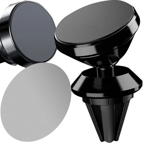 Support Magnétique pour Smartphone de Voiture – Fixation sur Grille d’Aération, Rotation 360°