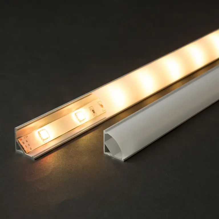 Diffuseur opale pour profilé aluminium LED – Polycarbonate – 1000 mm