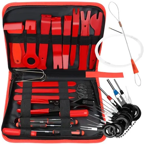 Kit de démontage de garnitures automobiles – 40 pièces avec housse de rangement