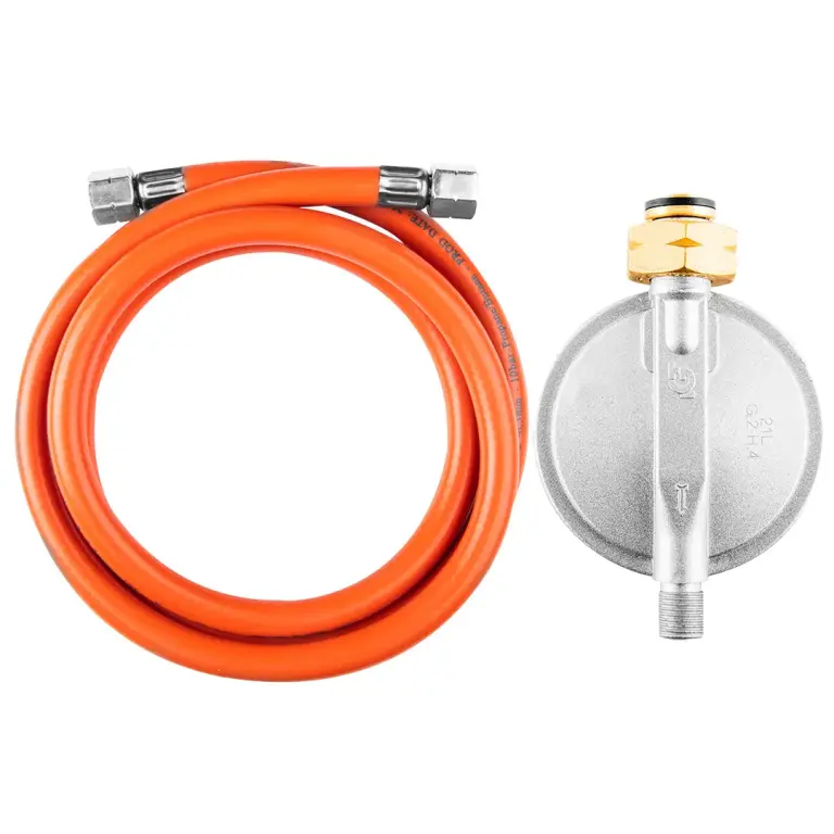 Kit détendeur de gaz GPL avec tuyau de 1,5 m pour chauffage à air pulsé NEO – Type G5 – Hongrie et Pays-Bas