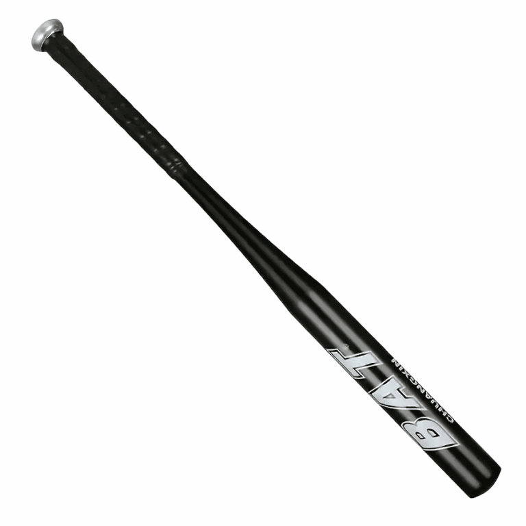Batte de baseball en aluminium 25 pouces (64 cm) – Entraînement et loisirs – Noir